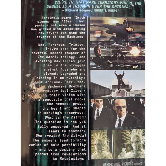Matrix Reloaded DVD - Picture 3 of 3